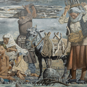 Х.В. Савкуев. Белая река. 2026. Холст, масло. Собственность автора