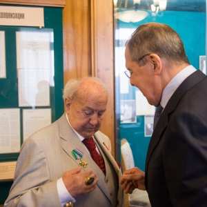 08.10.2021. Президенту РАХ З.К.Церетели вручена награда МИД РФ