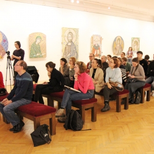 Творческая встреча с Элеонорой Жарёновой в Музейно-выставочном комплексе Российской академии художеств