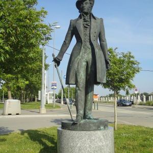 Ю.Г.Орехов (1927-2001). Памятник А.С.Пушкину в Вене. 2000. Фото автора