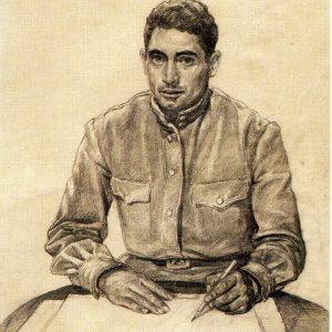 Владимир Переяславец. Автопортрет. 1944. Бумага, карандаш