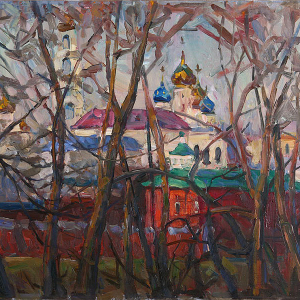 П.И. Грошев. Сергиев Посад. 2008. Холст, масло. Собственность автора
