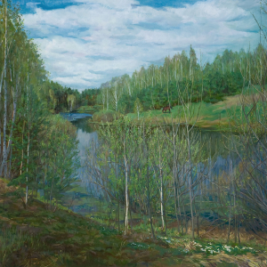 Л.С. Хасьянова. Весенний день. 2011. Холст, масло. 110х160. Собственность автора (2)