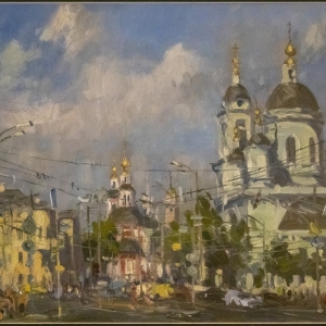 Выставка произведений Олега Леонова в Мосгодуме