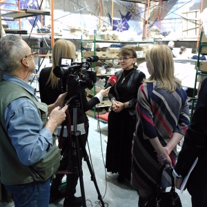 Пресс-тур для представителей сербских СМИ в мозаичной мастерской
