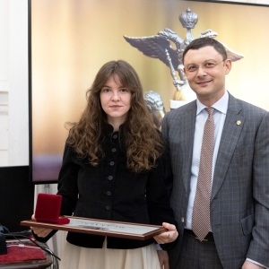 Вручение академических регалий и наград 20 апреля 2026 года. Фото: Виктор Берёзкин, пресс-служба РАХ