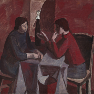 А.В. Васнецов (1924-2009). Разговор. 1962. Холст, масло. 110x125. ГТГ