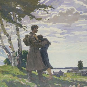 А.П. Горский (1926-2015). Без вести пропавший. 1946 год. 1962. Холст, масло, 164х244. Собрание семьи художника