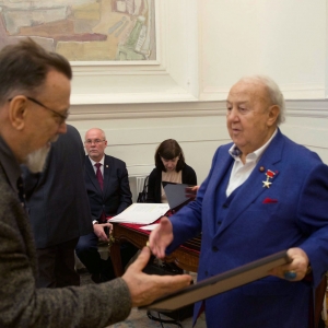 На заседании Президиума Российской академии художеств 17 декабря 2019 года.