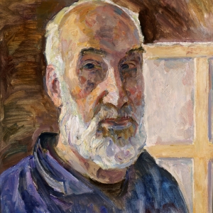 А.А.Тутунов (1928-2022). Автопортрет. 2010. Холст, масло, 60х50