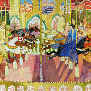 Т.В. Козлова. Карусель мечты. 2003г., холст. масло, 81х100. Частное собрание.
