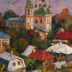 П.И. Грошев. Серпухов. 2008. Холст, масло. Собственность автора 