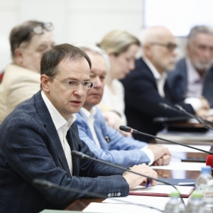 Подписание соглашения о сотрудничестве между Российской академией художеств и Российским военно-историческим обществом