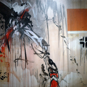 Бабаян Д.А. Оттенки прошлого. 2014 г. Смешанная техника. 130х165. Собственность автора.