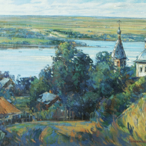 В.Г.Овсянников. Былинная река. холст, масло. 50х70. 2005. Собственность автора.