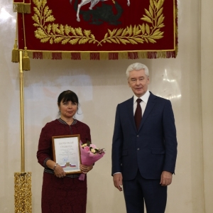 Президент Российской академии художеств З.К.Церетели награжден Почетной грамотой Правительства Москвы