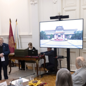 На заседании Президиума РАХ 17 октября 2023 года. Фоторепортаж: Виктор Берёзкин, пресс-служба РАХ.