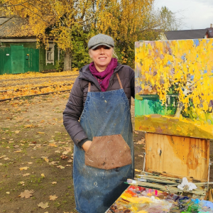 Члены РАХ – участники пленэра «Русский Ковчег. Ростов Великий – древнейший духовный и культурный центр России». Фото: РО ТСХР по Ярославской области.