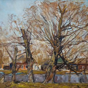 О.А. Арадушкин. Весна. 1998. Холст, масло. Собственность автора