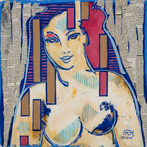 М. Делалёф. Газета. (с) Global Fine Art Distributors, LLC