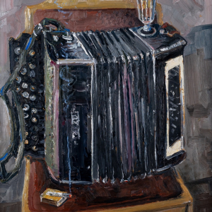 А.Н. Шилов. «Гармонист». 2013г. холст, масло, 60х50. Собственность автора.