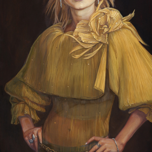 Л.С. Хасьянова. Анастасия Волочкова.  2004. Холст, масло. Собственность автора