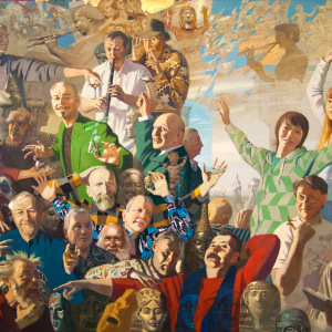 Ю.А. Воронов. Есть музыка над нами. 2012-2013. Холст, масло, 190х290. Собственность автора