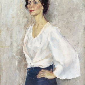 С.Н. Кондулуков. Хореограф Лариса. 1979. Холст, масло. 83 х 63. Собственность автора