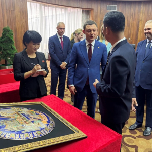 Президент РАХ В.З.Церетели в составе делегации Министерства культуры РФ посетил Пхеньян. Фото: Серги Шагулашвили для РАХ
