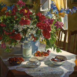 Л.С. Хасьянова. Июль. 2006. Холст, масло. 100х130. Собственность автора