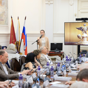 На заседании Президиума РАХ 19 мая 2026 года. Фото: Виктор Берёзкин, пресс-служба РАХ.