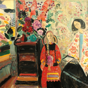 В.Н.Разгулин. Портрет в интерьере. 1995. Холст,масло, 114х146.