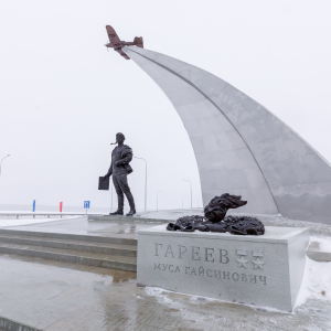 Памятник Мусе Гарееву работы Андрея Молчановского открыт в Башкортостане 22 декабря 2024 г. Фото: Сагитов Дмитрий
