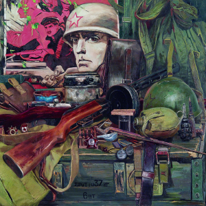 А.П.Волков. Памяти дедов. 2020. Холст, масло, 100х150. Собственность автора