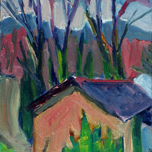 Г.М.Дембовский. Баден-Баден 3. 2008г., холст, масло, 40х30. Собственность автора.