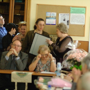 12.04.2011. Награды Российской академии художеств вручены коллективу Российского государственного архива литературы и искусства