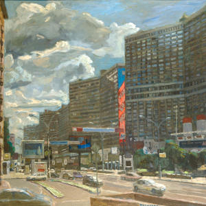 И.А. Полиенко. Новый Арбат. 2008. Холст, масло. Собственность автора