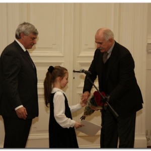 12.12.2008. Церемония вручения V юбилейной Премии Центрального Федерального округа в области литературы и искусства за 2008 год в Российской академии художеств