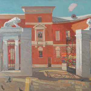 Н.И. Боровской. Английский клуб. 2000. Холст, масло. 107х120. Собственность автора