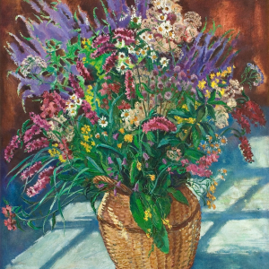 М.В. Переяславец. Игра света и тени (Букет). 2000. Холст, масло. 107х87. Собственность автора