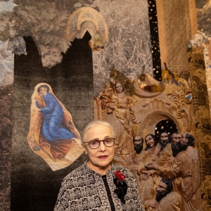 Выставка художественного текстиля Натальи Мурадовой «Материя. Земная и небесная» в РАХ. Фото: Виктор Берёзкин, пресс-служба РАХ