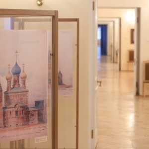 Выставка «Петергофская церковь будет, конечно, моей «лебединой песнью» в архитектуре…» 