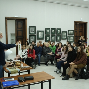Мастер-класс академика РАХ Г.С.Паштова на выставке «Тысяча сто гравюр» в Нальчике