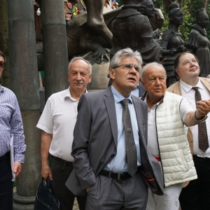 08.07.2020. Встреча Президента РАН А.М.Сергеева с Президентом РАХ З.К.Церетели в Переделкино
