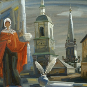 Г.В.Намеровский. Параскева Пятница. 2007. артон, темпера, 67х81