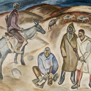 П.Ф. Никонов. Геологи. 1962. Холст, масло. 185х225. Государственная Третьяковская галерея