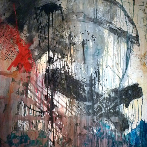 Бабаян Д.А. Оттенки прошлого. 2014 г. Смешанная техника. 160х130. Собственность автора.