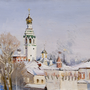 В.Н.Страхов. Вологодский Кремль зимой. 2003 г. Холст, масло. Собственность автора.