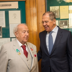 08.10.2021. Президенту РАХ З.К.Церетели вручена награда МИД РФ
