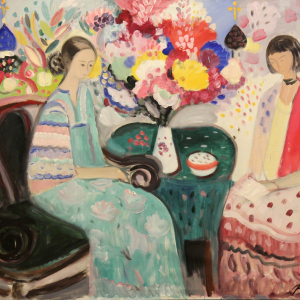 В.Н.Разгулин. Летний портрет. 2002.  Холст,масло,